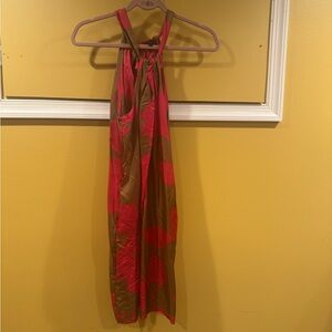 J. Crew Collection silk floral halter dress size 6